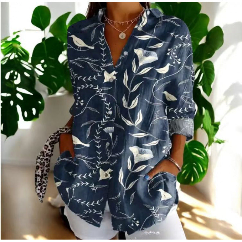 Julia Loose Fit Floral Blouse