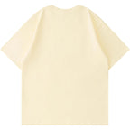 Cherry-printed T-shirt, casual summer short-sleeved shirt