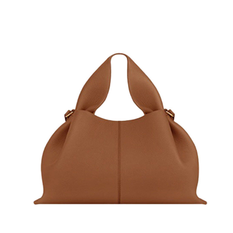 Jaden Leather Cloud Crossbody Bag