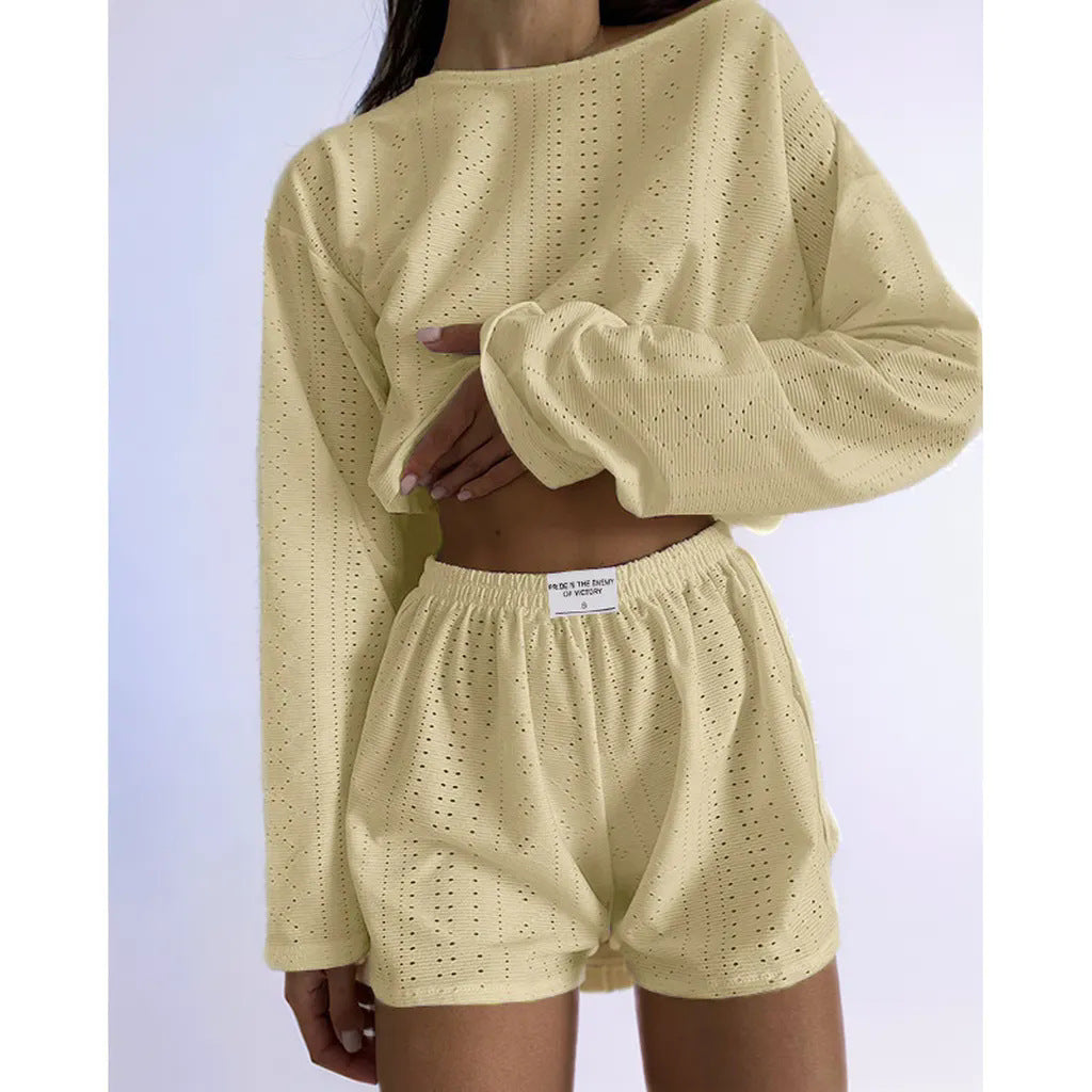 Fashion Simple Loose Top Shorts