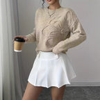 Susanne | Floral Pattern Knitted Sweater