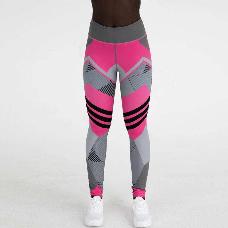 High-Waist Printed Yoga Leggings