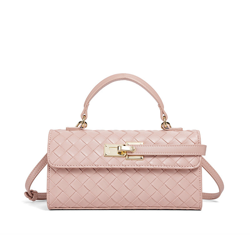Woven design handbag