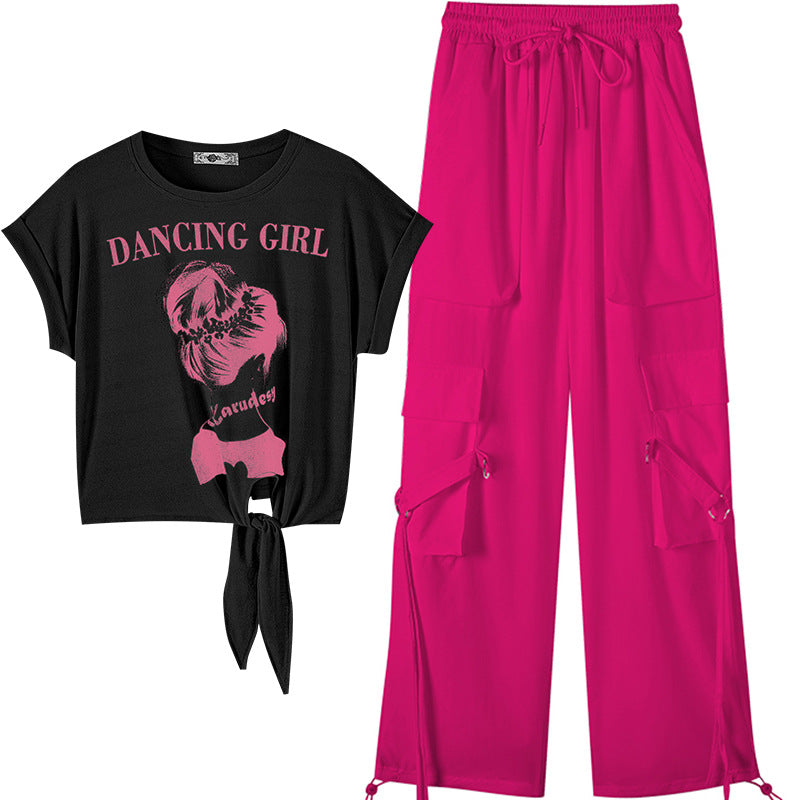 Dancing Girl Fashion Casual Sports Suit