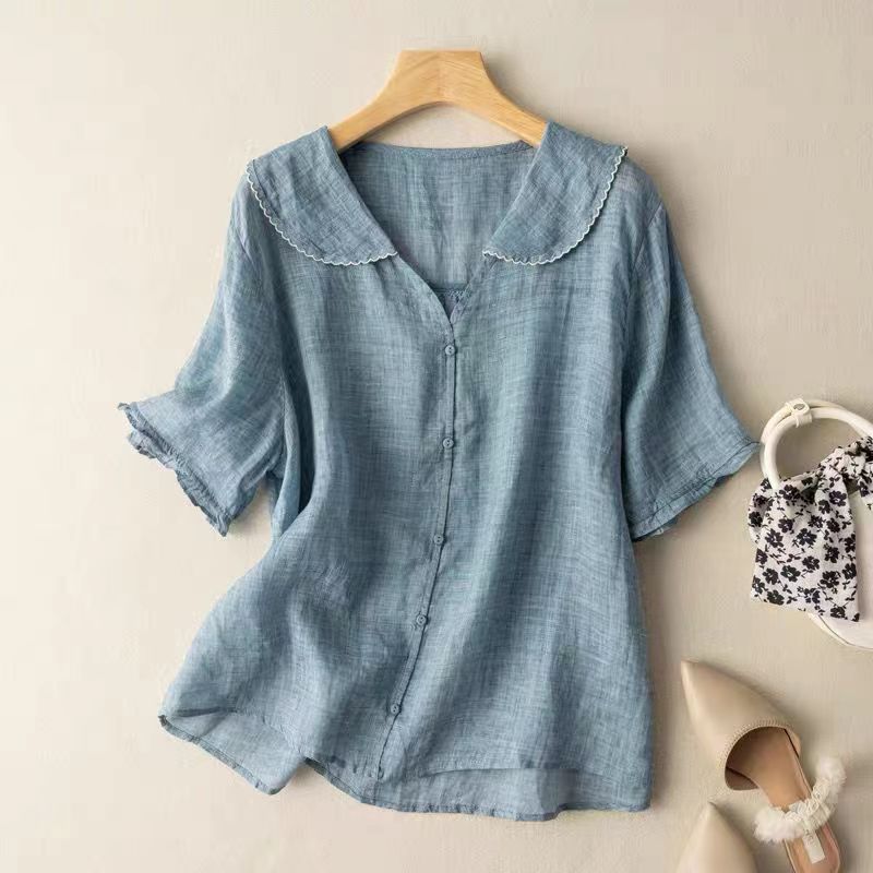 Cotton linen shirt