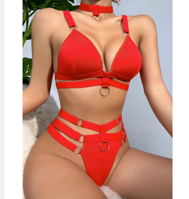 Lingerie Set with V-Neck and Sleeveless Design