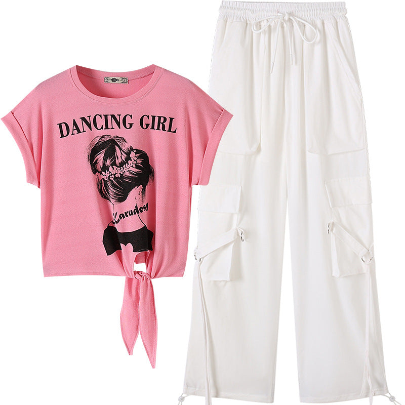 Dancing Girl Fashion Casual Sports Suit