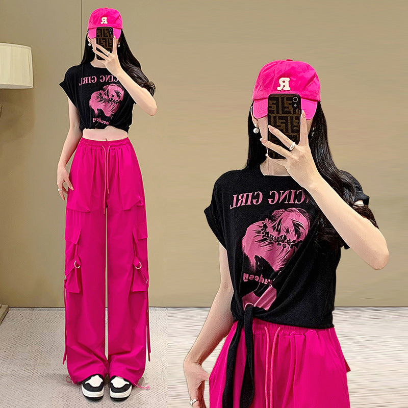 Dancing Girl Fashion Casual Sports Suit