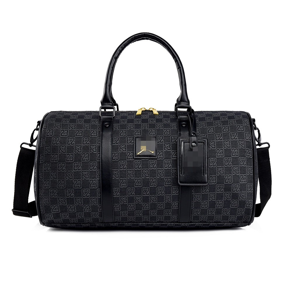 Chessboard diagonal crossbody bag