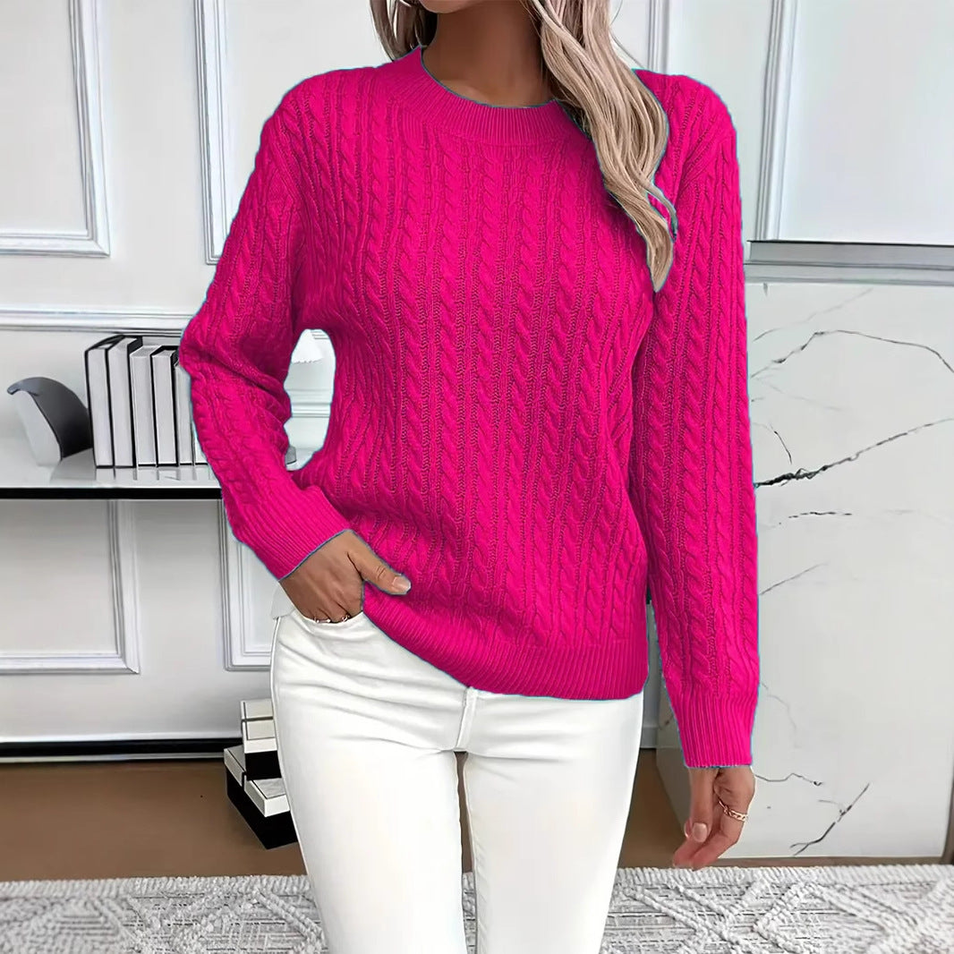 Sara | Classic Cable Knit Sweater