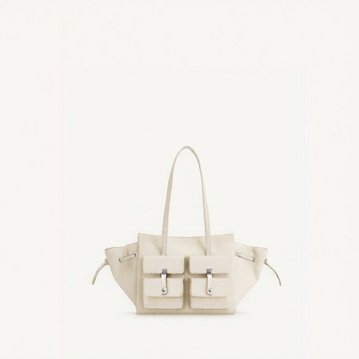 Trendy Leather Shoulder Tote Bag