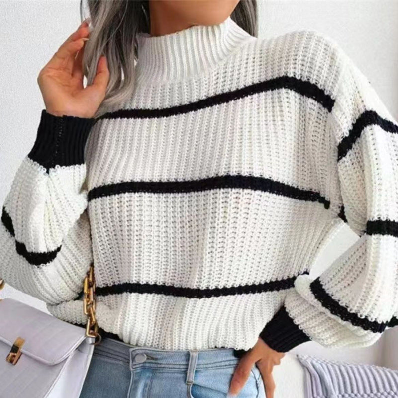 Nami Striped long-sleeve sweater