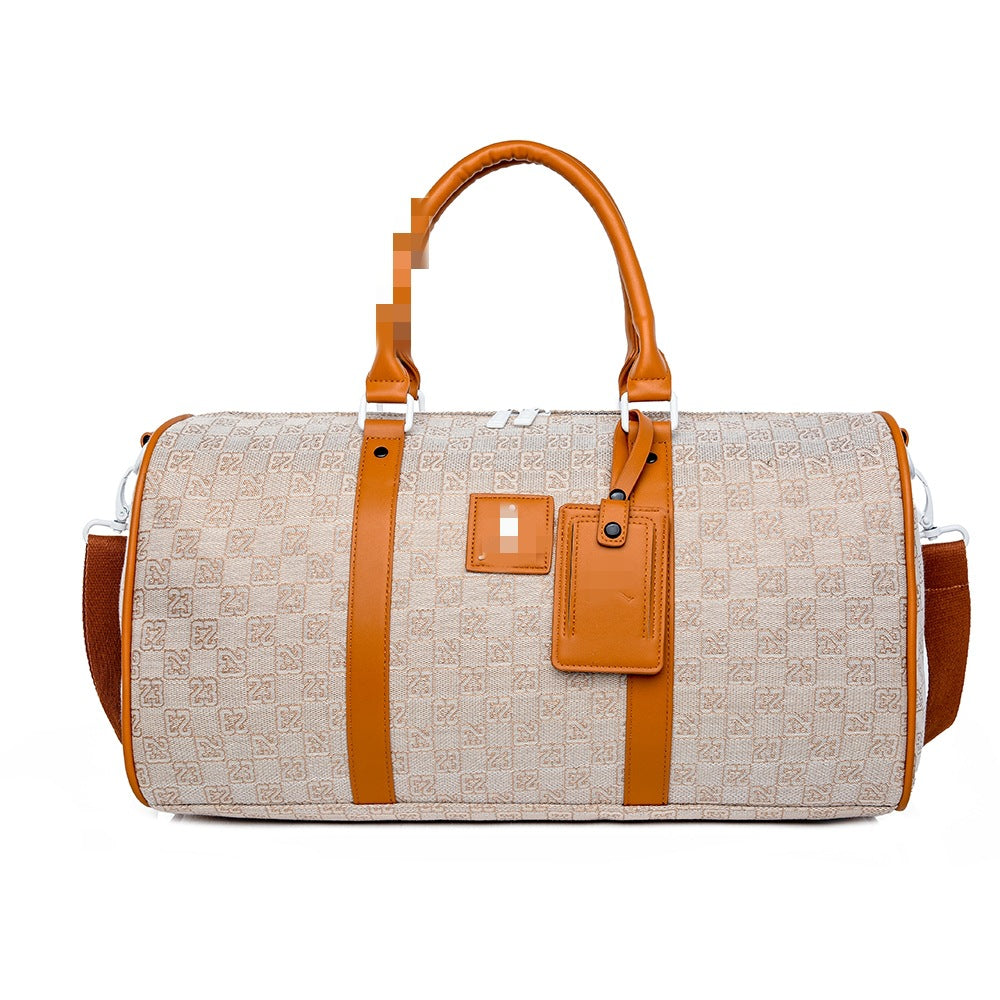 Chessboard diagonal crossbody bag