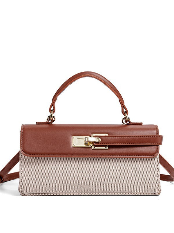 Woven design handbag