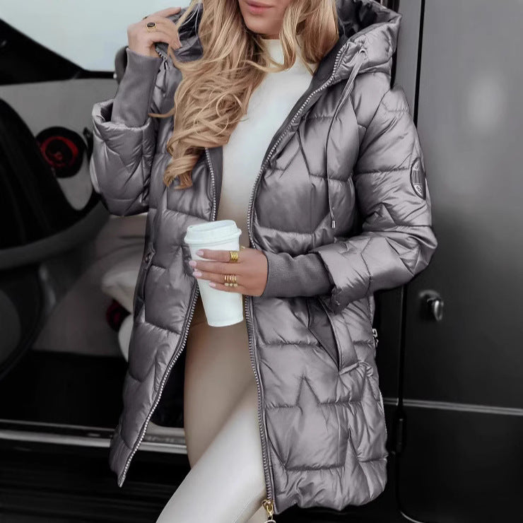 Liza | Hooded Elegant Winter Jacket