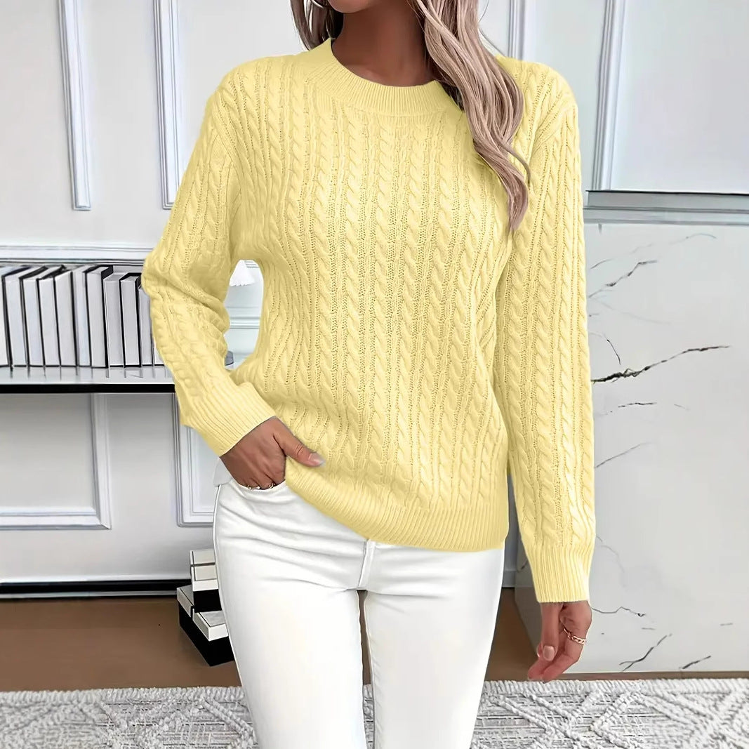 Sara | Classic Cable Knit Sweater