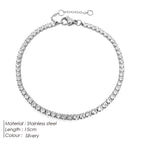 Fashion Simple Single-Row Diamond Bracelet