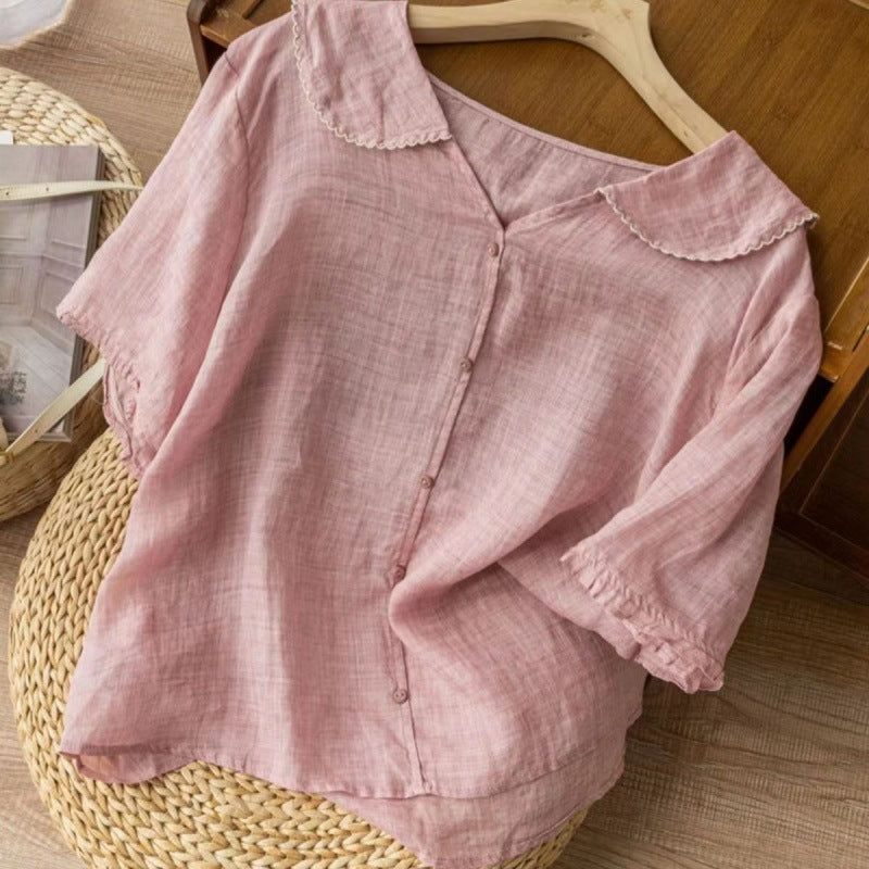 Cotton linen shirt
