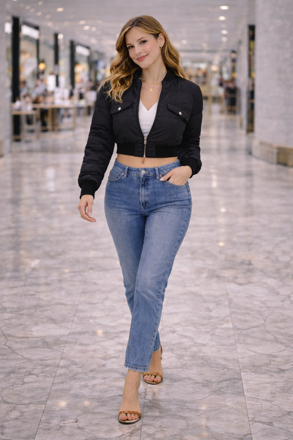 Elise Short Padded Modern Winter Jacket