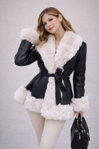 Faux Fur Collar Winter Coat
