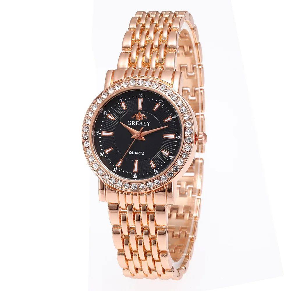 Grealy Rhinestone Lovers Watch