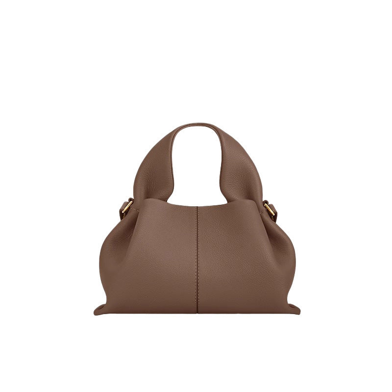 Jaden Leather Cloud Crossbody Bag