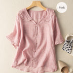 Cotton linen shirt