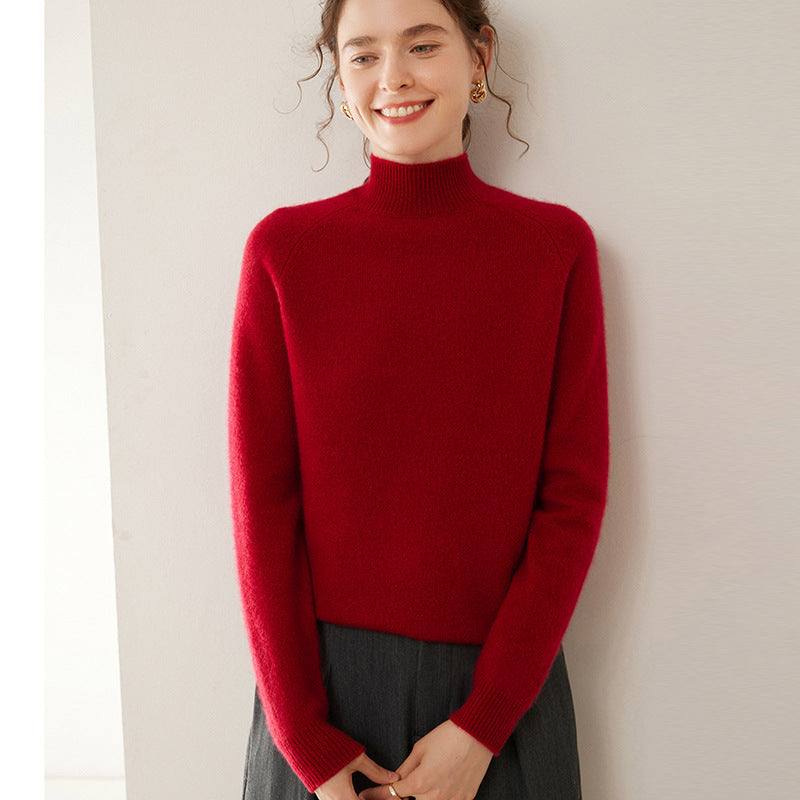 Daria Pure Cashmere Half Turtleneck Sweater