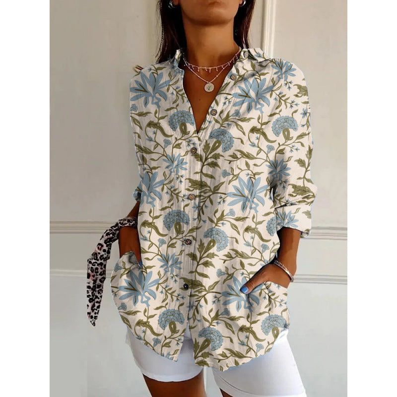 Julia Loose Fit Floral Blouse