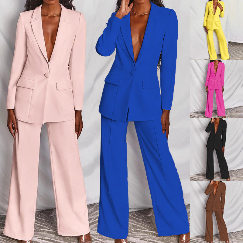 Gwen Long Sleeve Pants Suit Set