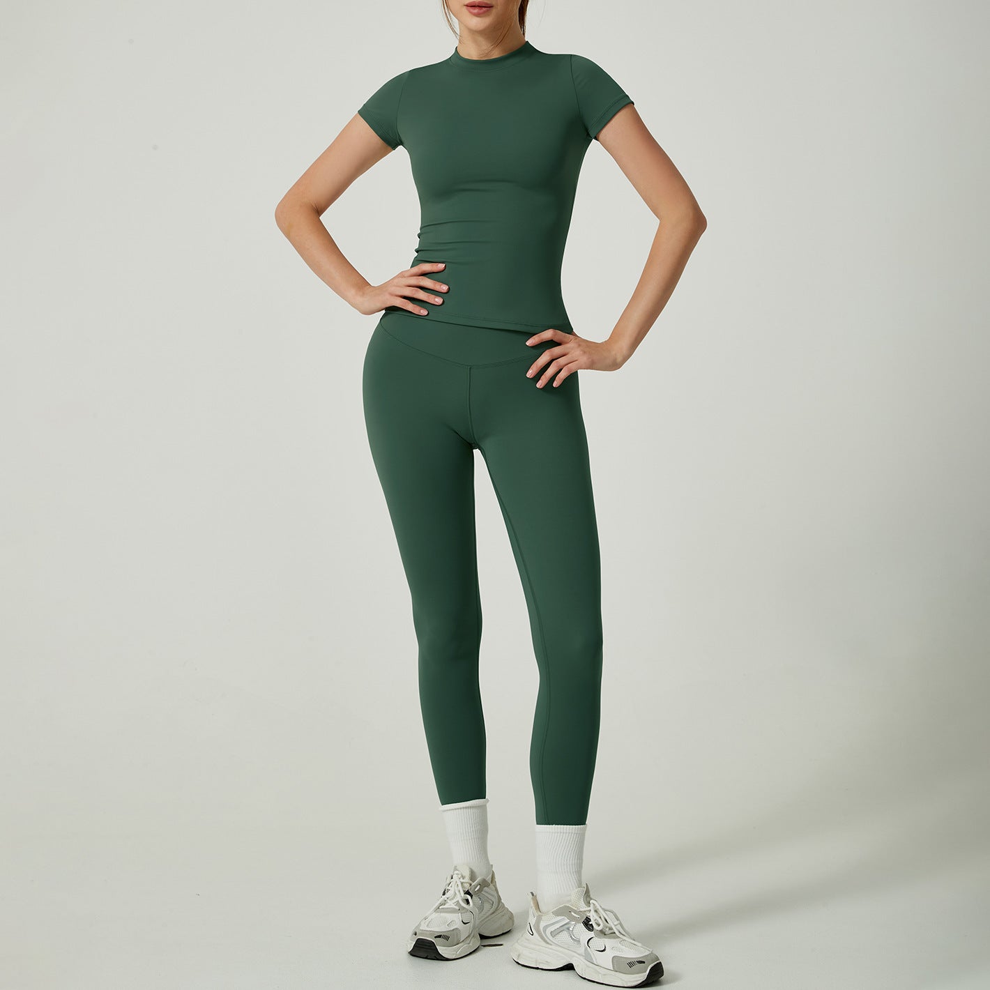 Brocade Silk Yoga Sports Suit