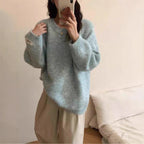 Loose Fit Long Sleeve Sweater