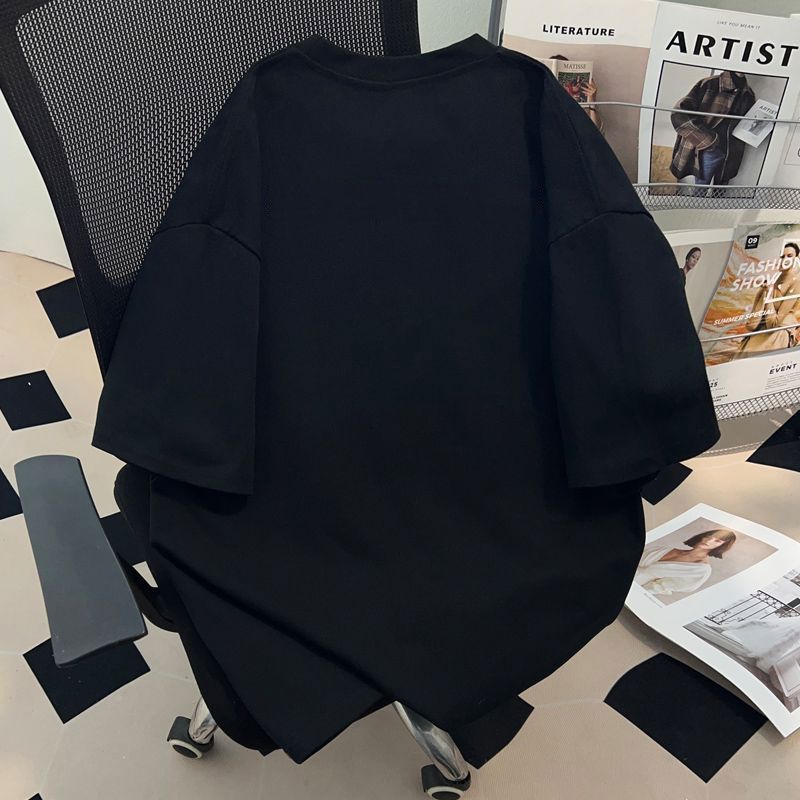 Cotton Cat Print Short Sleeve T-Shirt