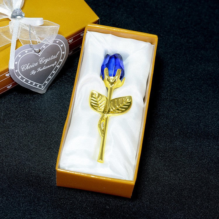 Crystal Rose Ornament