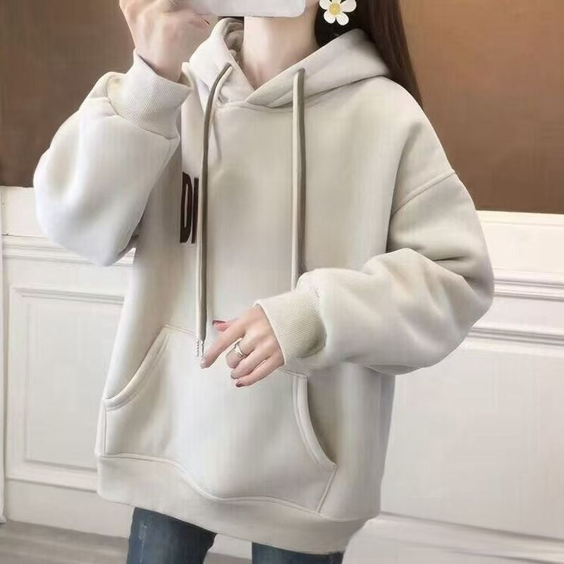 Warm Velvet Top Versatile Outer Wear