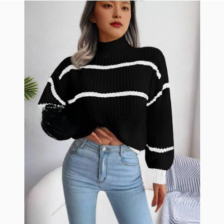 Nami Striped long-sleeve sweater