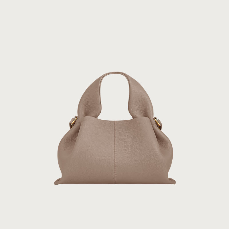 Jaden Leather Cloud Crossbody Bag