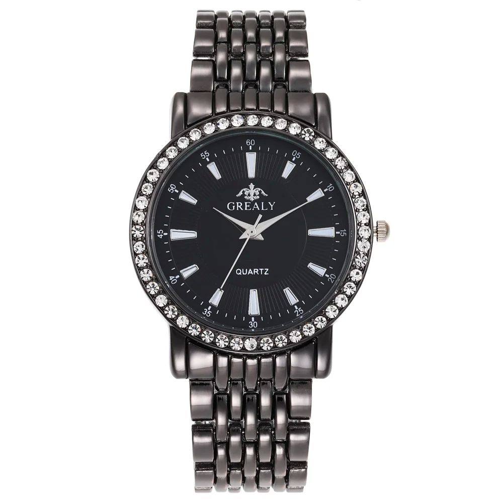 Grealy Rhinestone Lovers Watch