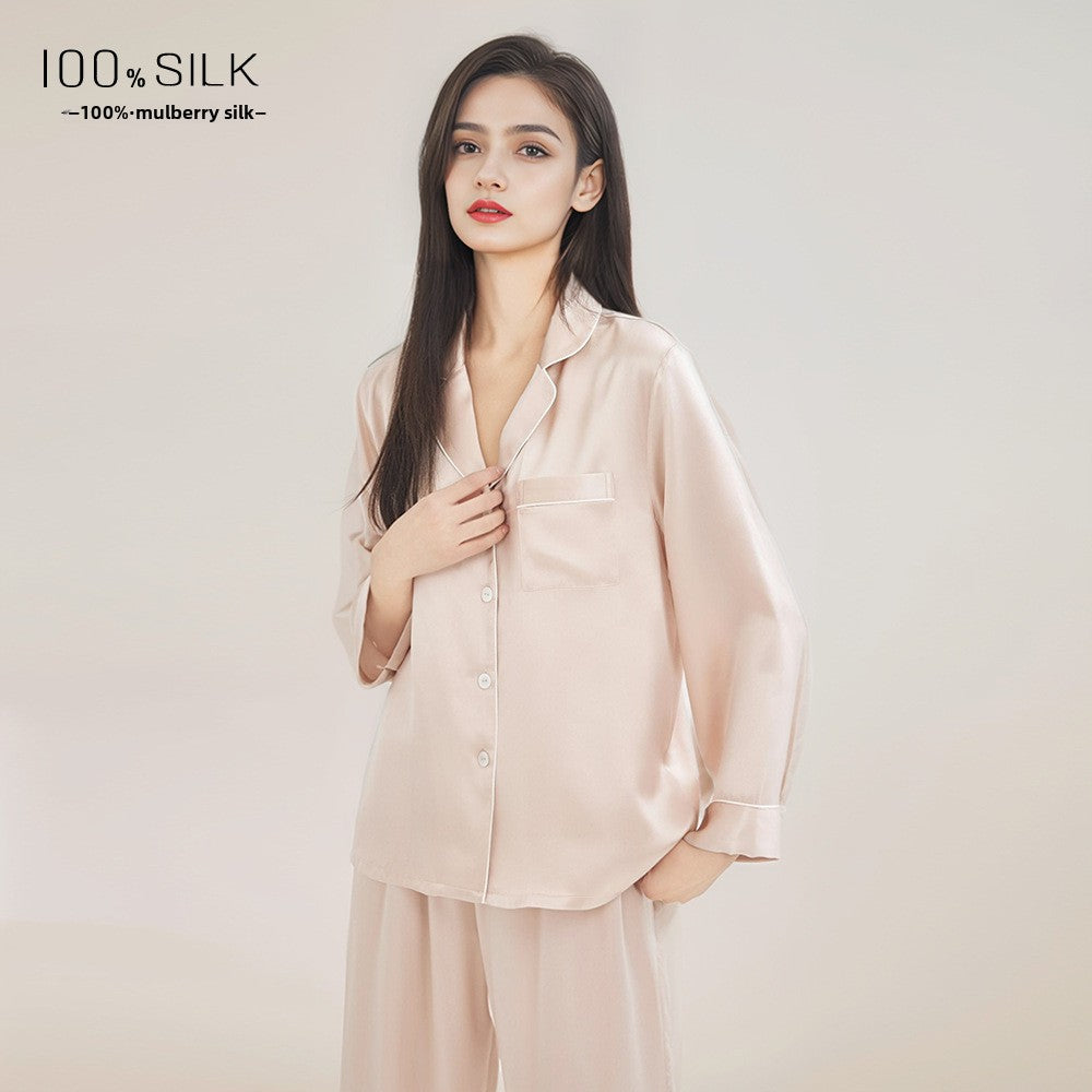 Pure Mulberry Silk Pajama Set