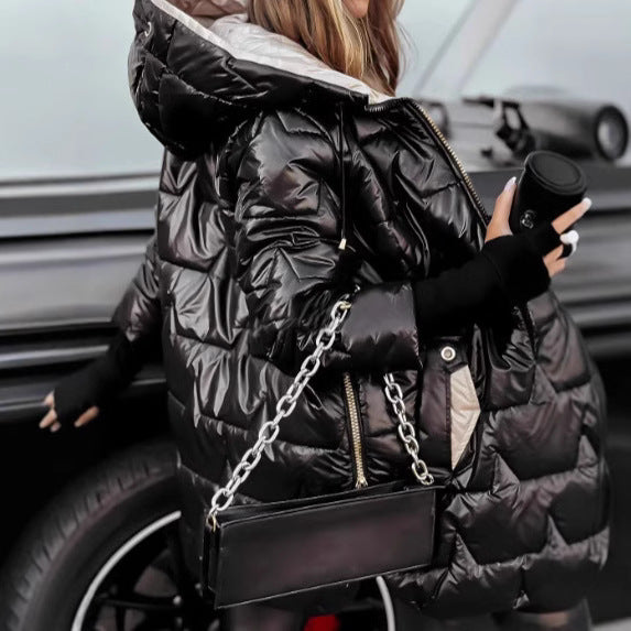 Liza | Hooded Elegant Winter Jacket