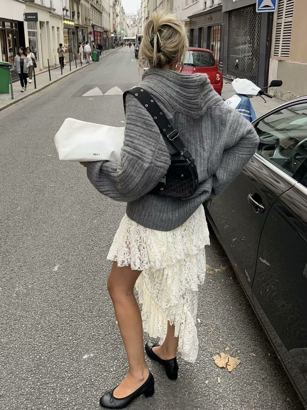 Cecilia One Shoulder Pullover Sweater