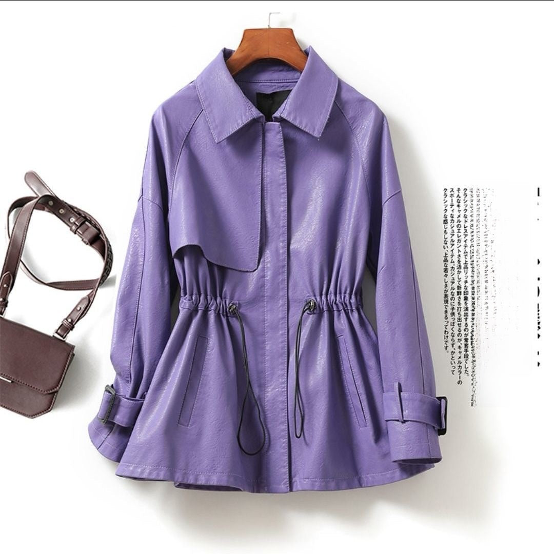 Clarinda Sheepskin Leather Jacket