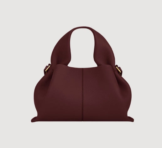 Jaden Leather Cloud Crossbody Bag