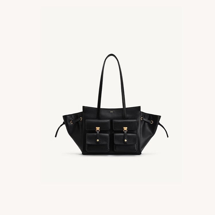 Trendy Leather Shoulder Tote Bag