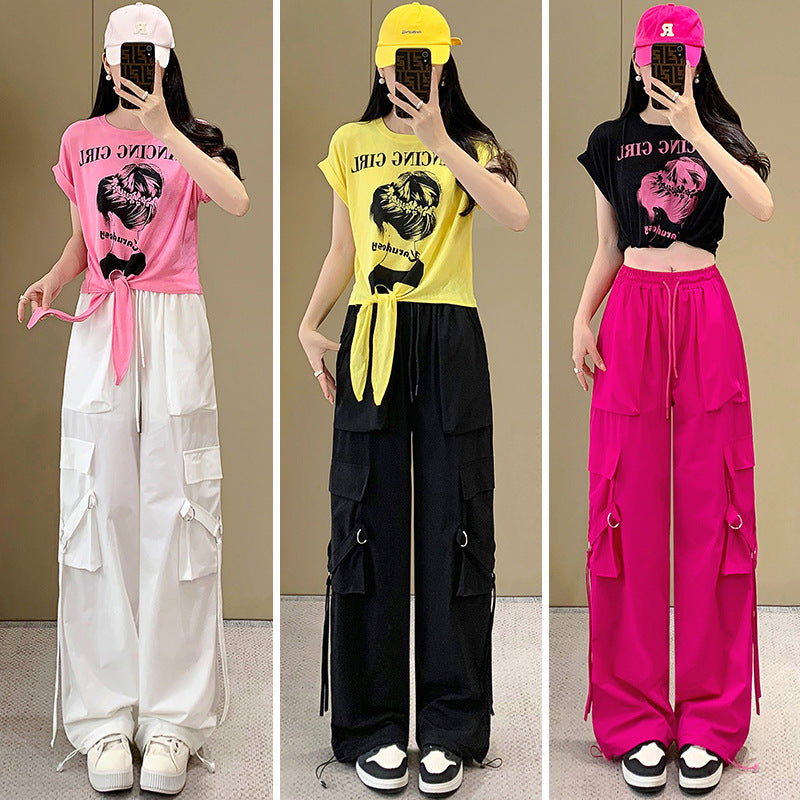 Dancing Girl Fashion Casual Sports Suit