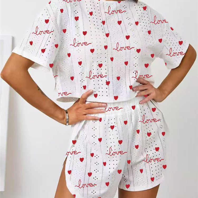Amanda Short Sleeve Pajama Set
