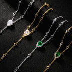 Water Drop Zircon Necklace for Women