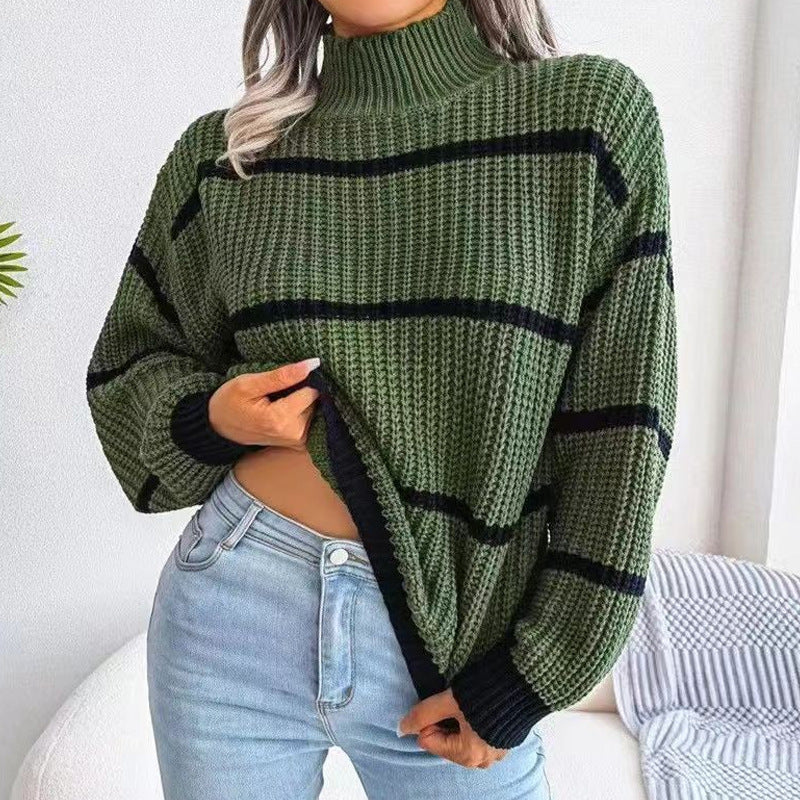 Nami Striped long-sleeve sweater
