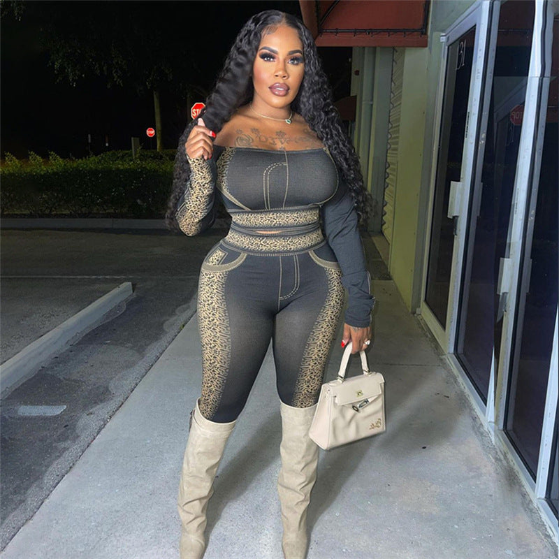 Women's Long-Sleeve Off-Shoulder Top