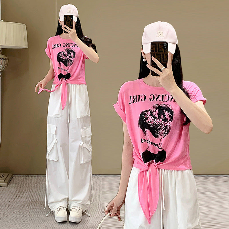 Dancing Girl Fashion Casual Sports Suit
